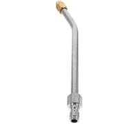 FOMIYES Lance de Pulvérisation pour Voiture, Buse de Tuyau D'arrosage Coudée 30° en Métal, Raccord Rapide, 0,25 Pouces, pour Lavage Auto et Nettoyage Domestique