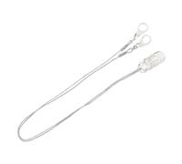 FOMIYES Lanière Anti-perte pour Appareil Auditif Bte pour Seniors, Corde Blanche en Nylon Clip de Sécurité Facile à Utiliser et Protection en Silicone