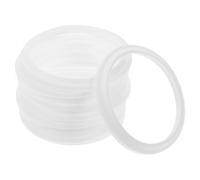 FOMIYES Lot de 10 Bagues d Étanchéité en Silicone pour Boîtes Alimentaires, Joint Hermétique Blanc, pour Repas au Bureau et Stockage sans Fuite