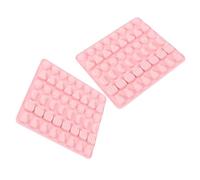FOMIYES Lot de 2 Moules à Pâtisserie en Silicone de Fruits Réalistes Fraise Ananas Pastèque, Portable Desserts Glacés en Voyage ou Usage Quotidien