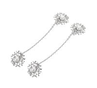 FOMIYES Lot de 2 Pinces à Châle en Alliage Perles Artificielles Clips Vintage pour Pull et Cardigan Femme Broches Élégantes pour Occasions Formelles et Décontractées Accessoires Mode