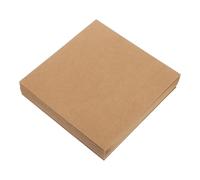 FOMIYES Lot de 20 Enveloppes en Papier Kraft Carré 20x20 Cm, Épais, pour Invitations, Cartes et Rangement Quotidien, Facile à Transporter