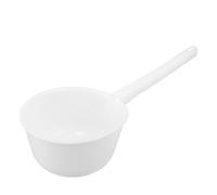FOMIYES Louche Blanche avec Long Manche en Pp Résistant, Grosse Capacité, Cuisine et Jardin, Pelle à Eau Solide et Pratique