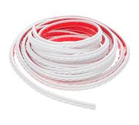 FOMIYES Moulure Flexible Autocollante en Pvc, Moulure Murale Décorative Blanche, pour Cadre de Miroir et Plafond, Facile à Poser, Bureau et Salle à Manger