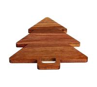 FOMIYES Planche à Découper Design Festif Bois Forme Sapin de Noël Décorative et Pratique pour Trancher pour Table à Manger