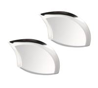 FOMIYES Porte-cuillère Plateau de Rangement en Acier Inoxydable Argenté 2 Pcs Plateau Cuisine pour Stockage et Présentation Autonome
