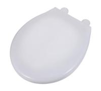 FOMIYES Siège de Toilette Rembourré Eva Blanc, Confort Extra Épais