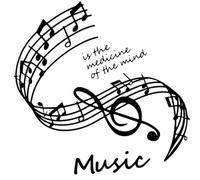 FOMIYES Sticker Mural Notes de Musique en Pvc Noir, Autocollant Mural Amovible 43x48 Cm, Décoration Murale Adhésive pour Chambre et Salon, Fresque Murale Musicale Facile à Poser