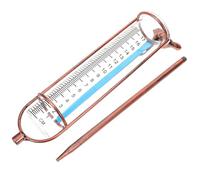 FOMIYES Verre Gradué Tube pour Remplacement Pluviomètre Extérieur | Mesure Précise, Stabilité Fiable, Usage Jardin et Pelouse, Finition Élégante, Pièce de Rechange