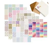 Fond de décor de journal en papier scrapbooking | Bloc de papier artistique pour enfants et adultes - Pour scrapbooking, journaux, amateurs, maison, bureau, appartement, école