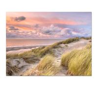 Fond de Hotte - Crédence de Cuisine Protection Murale - Plage - Mer - Dune - Coucher de soleil 60x45 cm Sable - OnlyWow