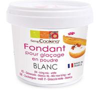 Fondant en Poudre - Scrapcooking - 7312 - Blanc - 150g - Glaçage Facile à Personnaliser