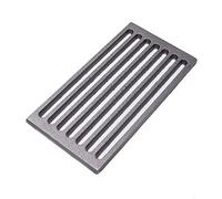 Fonderia Bongiovanni Grille en fonte 29,5 x 15 x 1 cm pour cheminée, poêle, barbecue, fond pour cendres
