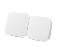 FONDOTIN 2 pièces Boîte de Rangement Cosmétique Murale Organisateur Auto-adhésif Compact Plastique Stable pour Salle de Bain et Cabinet Pratique sans Perçage pour Produits de Toilette et