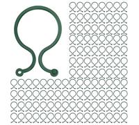 FONDOTIN 200 Pièces Clip de Support pour Plantes Grimpantes | Réutilisables, Format 5,80x4,10x0,30cm, pour Fleurs et Usage Maison ou Bureau