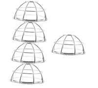 FONDOTIN 5 Pièces Cage de Protection Acier Inoxydable pour Détecteur de Fumée Sprinkler Montage Rapide sans Démontage Dommages et Antirouille pour Système de Protection Incendie Adaptée Aux