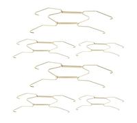 FONDOTIN Accroche Assiette Mural Invisible en Fil Métal pour Étagère Murale pour Assiettes, Petit Porte-assiette en Alliage de Cuivre Fixation Murale pour Affichage Décoratif