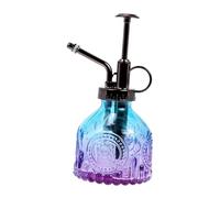 FONDOTIN Arrosoir Pulvérisateur en Verre Vintage pour Plantes et Petits Arbustes Débit d'Eau Précis, Design Rétro en Métal, pour Usage Domestique et Bureau