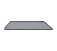 FONDOTIN Bac de Récupération Anti-déversement en Silicone 60x60 Cm pour Lave-vaisselle, Tapis D’égouttage Résistant Haute Température avec Rebord Surélevé 2 Cm, Protection Étanche Cuisine