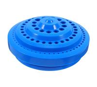FONDOTIN Coffret de Rangement Foret Porte-forets Sécurisé et Pratique en Plastique Bleu 100 Trous, Boîte à Plusieurs Trous pour Forets pour Outils de Perçage