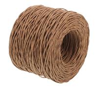 FONDOTIN Cordelette Papier Kraft Résistante pour Cadeau Cordon de Liaison Polyvalent pour Boîtes et Décorations de Fête