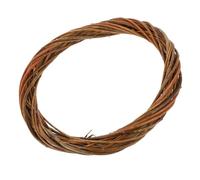 FONDOTIN Couronne Naturelle Osier Tressé Ronde pour Décoration De Porte Et Mur DIY Noël Et Mariage Cadre De Couronne Branchages Matériau Naturel pour Créations Festives