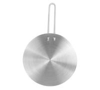 FONDOTIN Diffuseur de Chaleur Disque Adaptateur Poignée Amovible pour Cuisson Uniforme en Acier Inoxydable pour Plaque à Induction sur Cuisinière Électrique