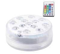 FONDOTIN Lampe LED Submersible pour Piscine Blanche, Plastique Étanche, 13 Lumières, Sécurité sous-Marine, pour Décorations de Mariages et Centres Commerciaux