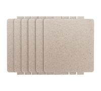 FONDOTIN Lot de 6 Plaques de Mica pour Four à Micro-ondes, Couvercles de Guide D'ondes Universels, Feuilles Résistantes à Haute Température, Accessoire de Réparation Compatible Four