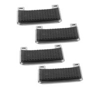 FONDOTIN Poubelle la Cuisine Pédale en Plastique Noire, Remplacement de Pédale pour Poubelle la Cuisine 3l-5l, Lot de 4 Pièces pour Opération Mains Libres et Durabilité