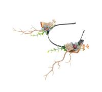 FONDOTIN Serre-tête Forme de Corne de Cerf Lumineux Accessoire de Coiffure de Fête Coiffe de Noël Créative