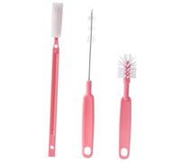 FONDOTIN Set de Brosses pour Bouteille et Paille avec Crochet Suspendu Nylon Nettoyage Flexible pour Bouteilles Eau Tasses et Gourdes Rangement Pratique sans Encombrement