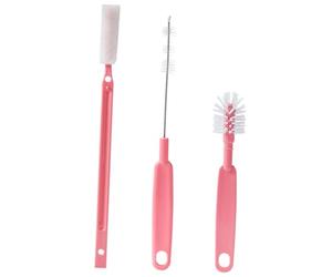 FONDOTIN Set de Brosses pour Bouteille et Paille avec Crochet Suspendu Nylon Nettoyage Flexible pour Bouteilles Eau Tasses et Gourdes Rangement Pratique sans Encombrement