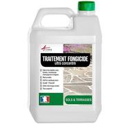 Fongicide Anti dépôt vert concentré pour terrasse et sols - Élimine aussi algues et lichens - ANTI-MOUSSE 20 L
