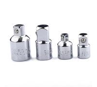 Fongmore Kit Convertisseur Réducteur de 4 Pièces 1/2 à 3/8 Adaptateur Jack à Cliquet Carré de 3/8 à 1/4 (couleur Argent)