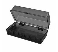 Fonowx Couvercle de Prise Étanche Boîte de Protection Multiprise Enceinte Plastique Antipluie Fermeture Sécurisée Usage Domestique Extérieur Terrasse Jardin, Noir, L+Verrou