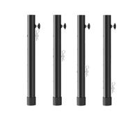 Fonowx Extension de Pied de Établi Support Élévateur Table Renforcement Fixation Réglage Hauteur Ergonomique Acier Épais Antidérapant Adaptabilité Pliable, 44CM, Style A 4PCS