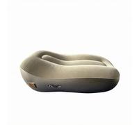 Fonowx Fauteuil Relax Gonflable Chaise Longue Lounger Transat Repliable avec Revêtement Floqué et Construction Simple Base Stable en PVC Position Soutenue en S Adapté à Salle de Jeux Véranda, Kaki