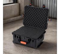 Fonowx Mallette de Protection Étanche Antichoc Verrouillable avec Poignée Ergonomique Coffret Renforcé en Polypropylène pour Outils et Accessoires Adaptée, avec Poignée Télescopique, sans Mousse
