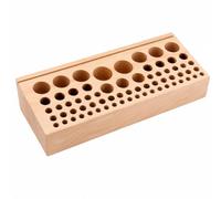 Fonowx Organiteur Bureau En Hêtre Stable Support à Différen Diamètres Compact pr Créatifs, Base 68 Trous