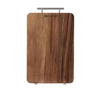 Fonowx Planche à Découper Cuisine Planche Planche à Trancher Billot Plateau Bois à Belle Double Face Robuste 26 Cm avec Support de Comptoir Adaptée à, 45 30 2.6 Cm