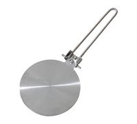 Fonowx Plaque de Diffusion de Chaleur En Acier Inoxydable, Adaptateur/convertisseur pour Induction, Disque Diffuseur, Plaque de Cuisson à Induction avec Poig