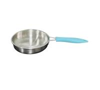 Fonowx Poêle à frire et à soupe Poêle à sauce Oeuf Poêle à frire Wok Pan pour Restaurant Party Home, Poêle à frire bleue