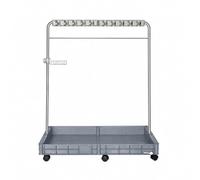 Fonowx Porte-Balais En Acier Inoxydable Panier Latéral Multifonction Porte-Balai Rltes peu Encombrant pr Buanrie, Cuisine, Style B