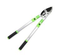 Fonowx Sécateur Télescopique Coupe Branche Élagueur Lopper Cisaille à Levier Puissante avec Mécanisme d'Assistance et Tubes en Alliage pour Jardinage Verger, Black Green