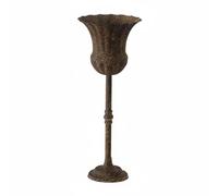 Fonowx Vase Classique Support Vase Piédestal Coupelle Gobelet Socle Métal Tige Haute Décoration Ancien pour Fleurs Sèches et Accents Décoratifs Adapté à Salon Bureau Entrée Table, 16.5 16.5 42.5