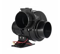Fonowx Ventilateur Dc pour Aération Continue Ventilateur d'Extraction Marine Centrifuge Moteur Résistant à l'Eau Adapté aux Conduits d'Aération Cabines Machines, 12V SFBB1-130-01