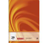 Fontaine 104472902 Cahier A4 Vivendi (16 feuilles, 5 x 9 mm rautiert, avec bord