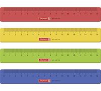 Fontaine 104977116 Règle pour l'école et bureau 16 cm, 1 pièce, Couleurs Assorties