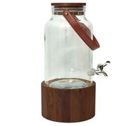 Fontaine à Boisson - COOK CONCEPT - Originale - Tendance - Transparent et Marron